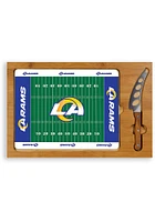 Los Angeles Rams Icon Glass Top Cutting Board