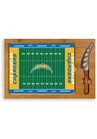 Los Angeles Chargers Icon Glass Top Cutting Board