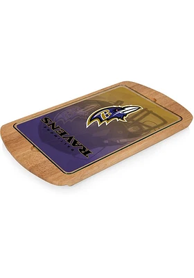 Baltimore Ravens Billboard Glass Top Serving Tray