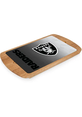 Las Vegas Raiders Billboard Glass Top Serving Tray