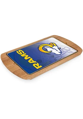 Los Angeles Rams Billboard Glass Top Serving Tray