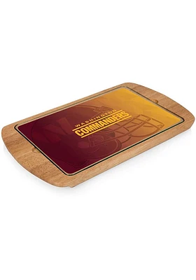 Washington Commanders Billboard Glass Top Serving Tray