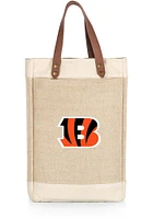 Cincinnati Bengals Jute 2 Bottle Insulated Bag Wine Accessory