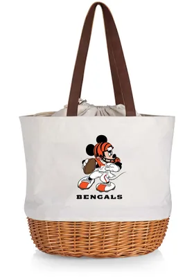 Cincinnati Bengals Beige Disney Mickey Canvas and Willow Tote