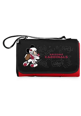 Arizona Cardinals Disney Mickey Outdoor Picnic Fleece Blanket - Red
