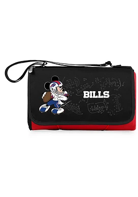 Buffalo Bills Disney Mickey Outdoor Picnic Fleece Blanket - Red