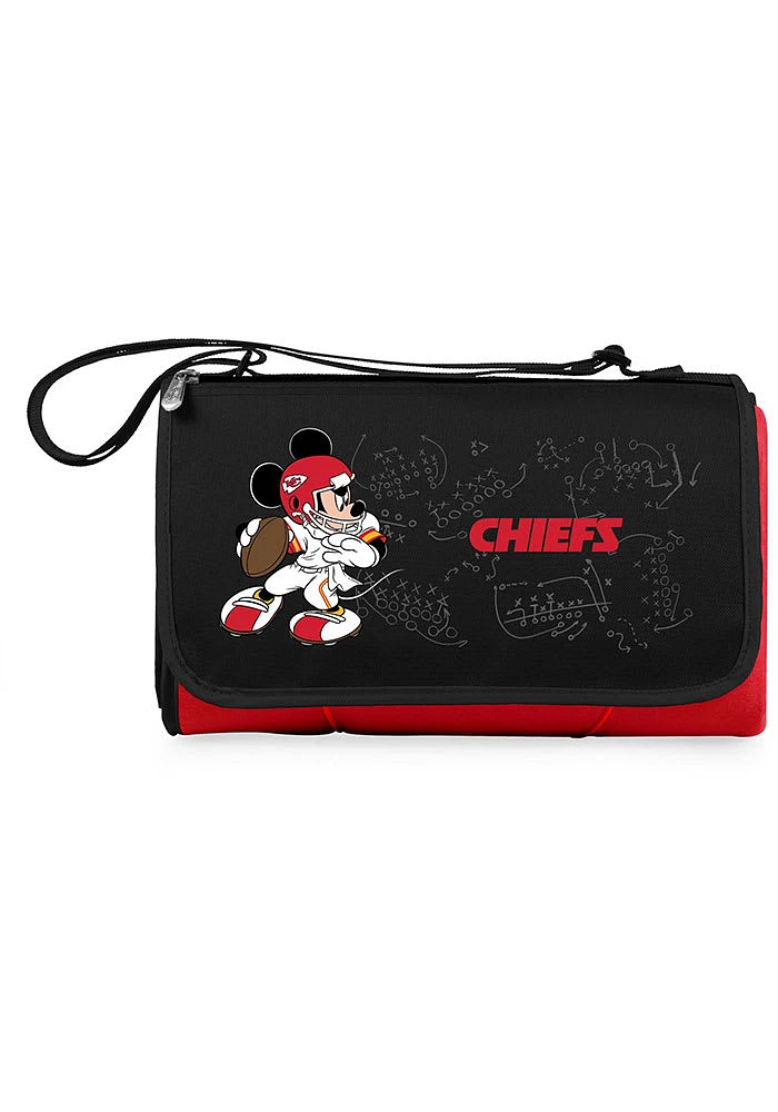 Kansas City Chiefs Disney Mickey Outdoor Picnic Fleece Blanket - Red