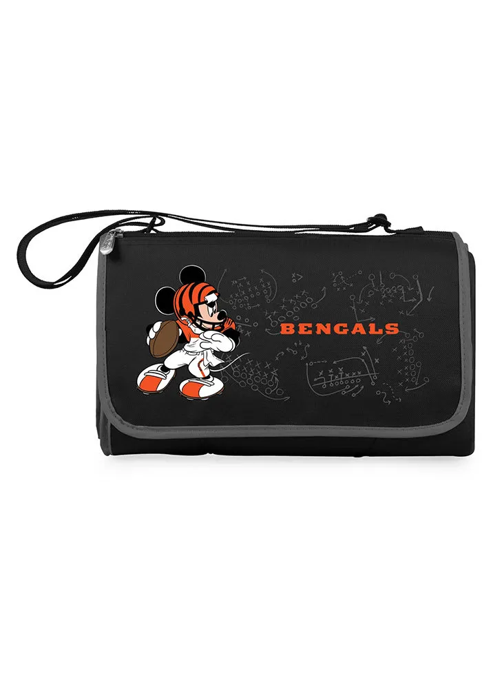 Cincinnati Bengals Disney Mickey Outdoor Picnic Fleece Blanket