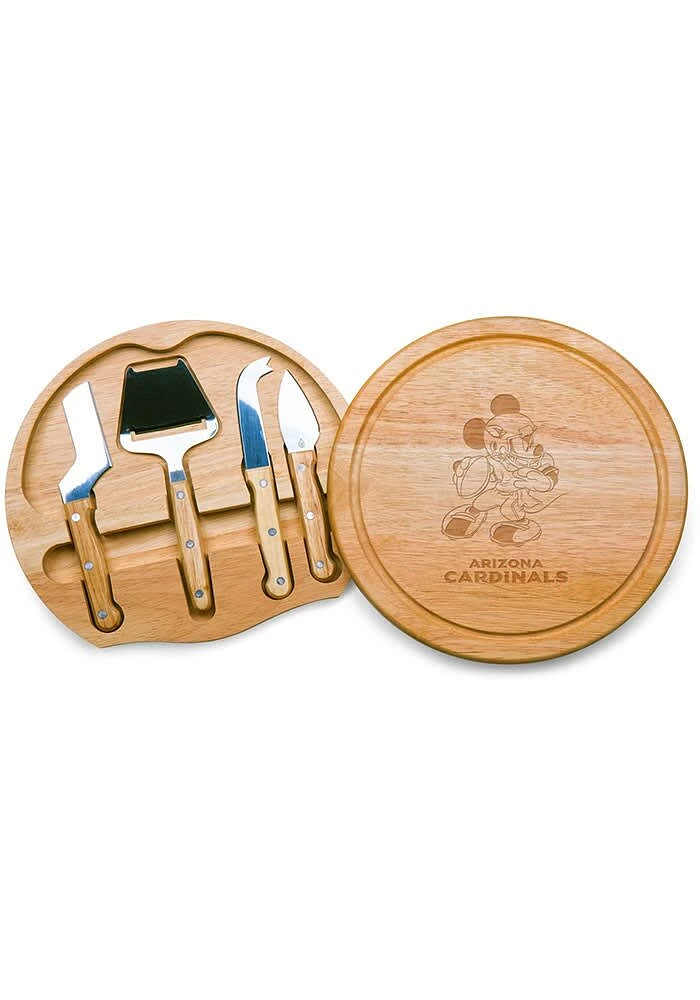Arizona Cardinals Disney Mickey Cheese Tools and Cutting Board