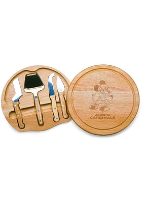 Arizona Cardinals Disney Mickey Cheese Tools and Cutting Board