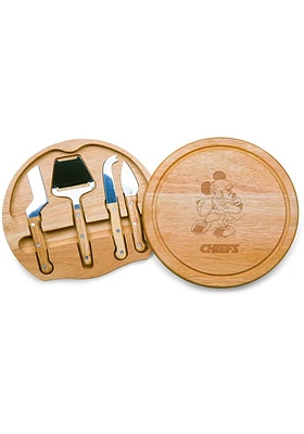 Kansas City Chiefs Disney Mickey Cheese Tools and Cutting Board