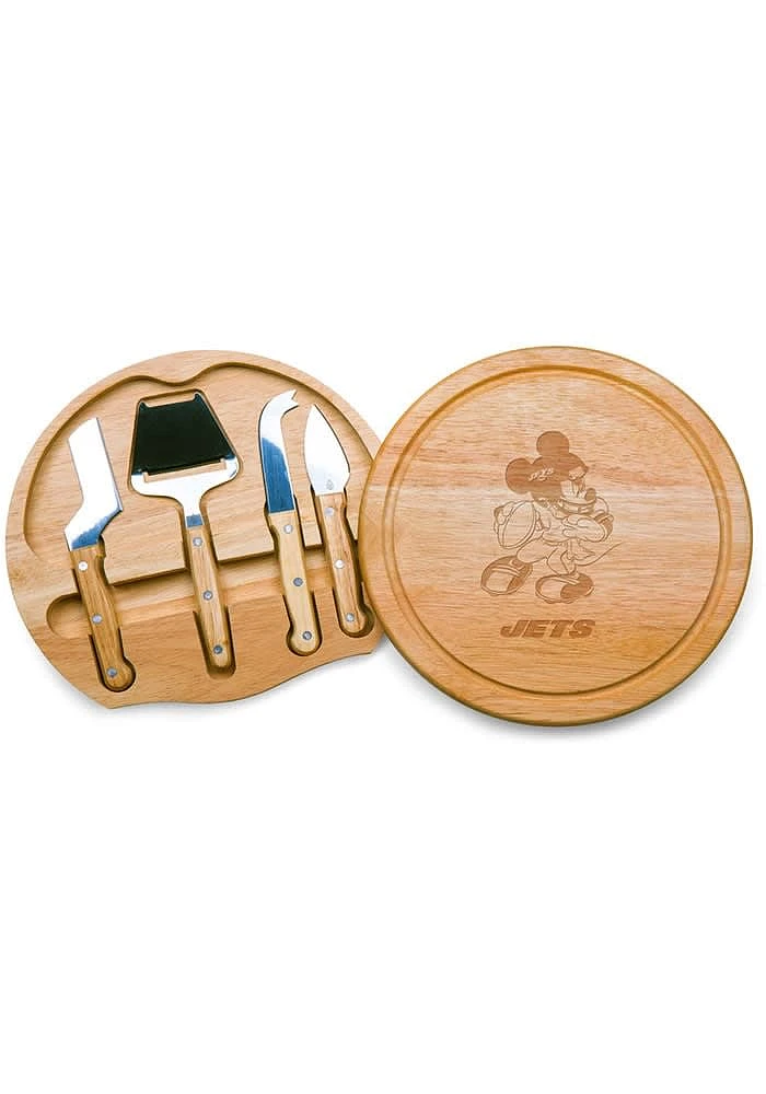 New York Jets Disney Mickey Cheese Tools and Cutting Board