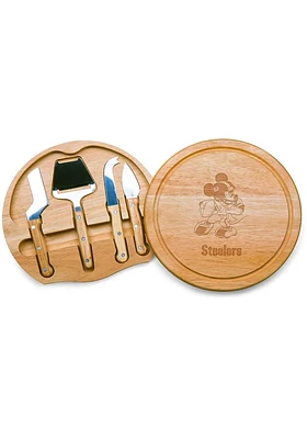 Pittsburgh Steelers Disney Mickey Cheese Tools and Cutting Board