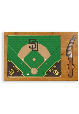 San Diego Padres Icon Glass Top Cutting Board