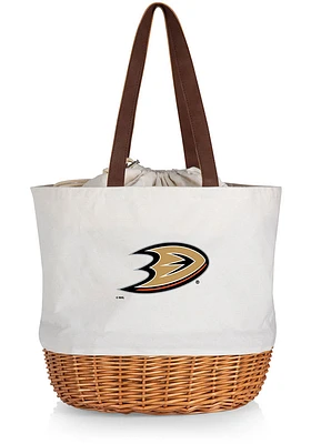 Anaheim Ducks Beige Coronado Basket Tote