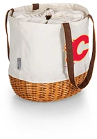 Calgary Flames Beige Coronado Basket Tote