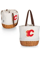 Calgary Flames Beige Coronado Basket Tote