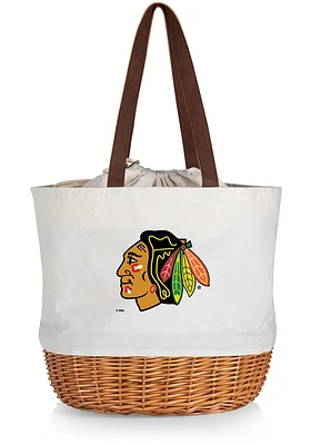 Chicago Blackhawks Beige Coronado Basket Tote