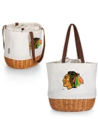 Chicago Blackhawks Beige Coronado Basket Tote
