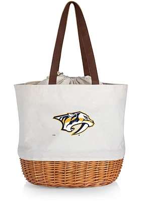 Nashville Predators Beige Coronado Basket Tote