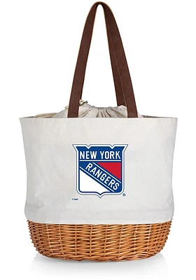 New York Rangers Beige Coronado Basket Tote