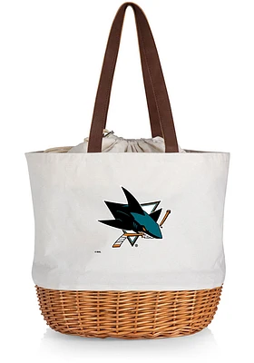 San Jose Sharks Beige Coronado Basket Tote