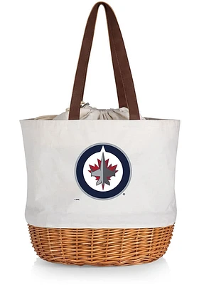Winnipeg Jets Beige Coronado Basket Tote