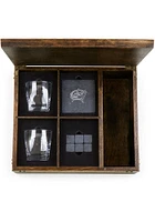 Columbus Blue Jackets Whiskey Box Drink Set