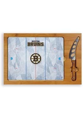 Boston Bruins Icon Glass Top Cutting Board