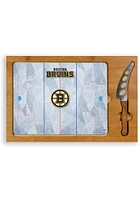 Boston Bruins Icon Glass Top Cutting Board