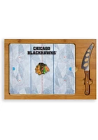 Chicago Blackhawks Icon Glass Top Cutting Board