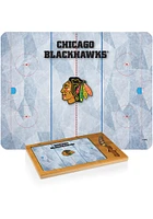 Chicago Blackhawks Icon Glass Top Cutting Board