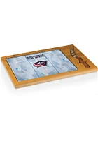 Columbus Blue Jackets Icon Glass Top Cutting Board