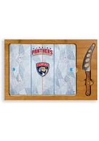 Florida Panthers Icon Glass Top Cutting Board