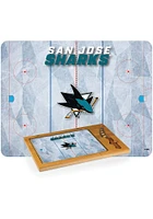 San Jose Sharks Icon Glass Top Cutting Board