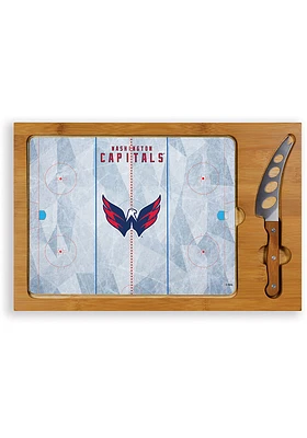 Washington Capitals Icon Glass Top Cutting Board