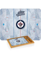 Winnipeg Jets Icon Glass Top Cutting Board