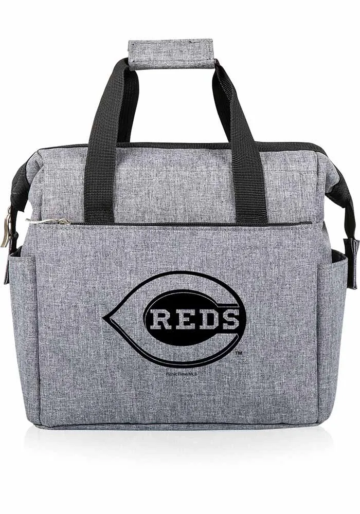 Cincinnati Reds Grey On the Go Insulated Tote