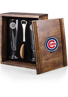 Chicago Cubs Colored Pilsner Beer Glass Drink Set