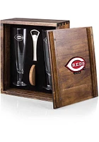 Cincinnati Reds Colored Pilsner Beer Glass Drink Set