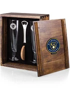 Milwaukee Brewers Colored Pilsner Beer Glass Drink Set