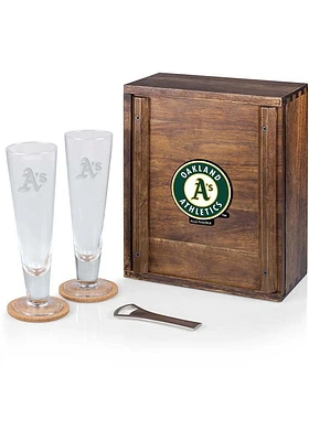 Oakland Athletics Colored Pilsner Beer Glass Drink Set
