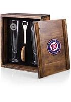 Washington Nationals Colored Pilsner Beer Glass Drink Set