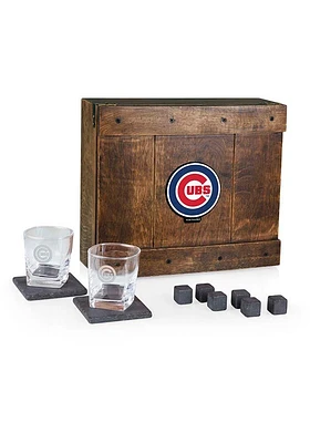 Chicago Cubs Colored Whiskey Box Gift Drink Set