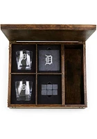 Detroit Tigers Whiskey Box Gift Drink Set