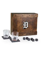 Detroit Tigers Colored Whiskey Box Gift Drink Set