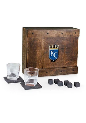 Kansas City Royals Colored Whiskey Box Gift Drink Set
