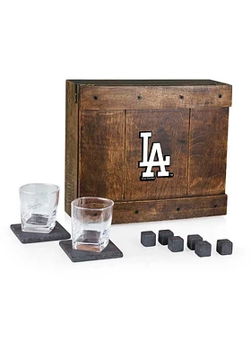 Los Angeles Dodgers Colored Whiskey Box Gift Drink Set