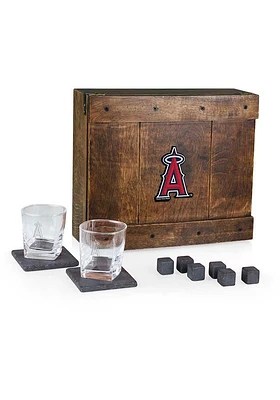 Los Angeles Angels Colored Whiskey Box Gift Drink Set