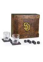 San Diego Padres Whiskey Box Gift Drink Set